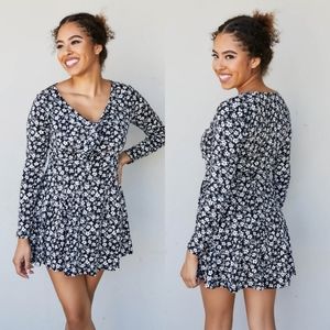 Fresh Bouquet Floral Dress with Built-In Shorts